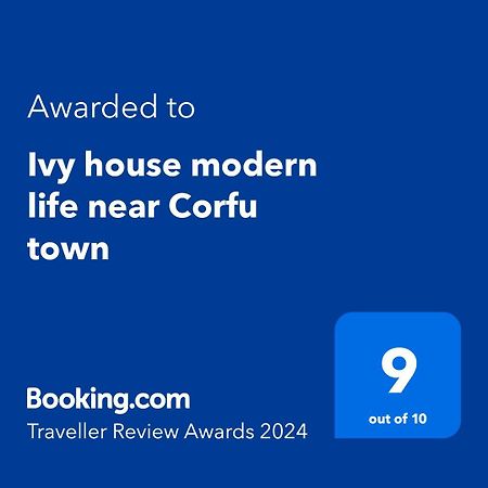 Appartamento Ivy House Modern Life Near Corfu Town Kontokali Esterno foto
